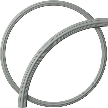 Ekena Millwork 64 1/2-in. OD x 58-in. ID x 3 1/4-in. W x 1-in. P Traditional Ceiling Ring Kit CRK64TR